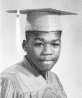 50 Cent (Curtis Jackson) 9th. Grade Posed Photo 1990 Catherine and Count Basie Junior High School 72 Credit: Seth Poppel/Yearbook Library