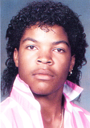 Ice Cube (O'Shea Jackson) Senior Year 1987 Taft High School, Woodland Hills, CA Credit: Seth Poppel/Yearbook Library