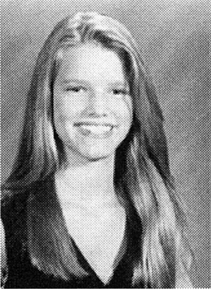 jessica simpson young high school yearbook 1994 photo