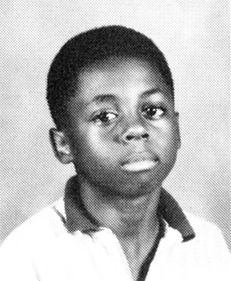 Lil Wayne 7th Grade Yearbook Photo