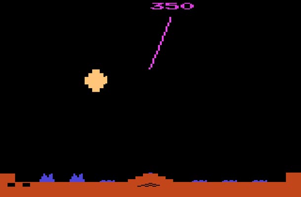 '80s Video Game Atari Missile Command