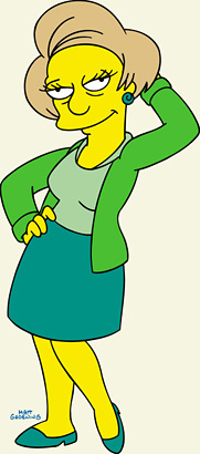 Ms. Krabappel from The Simpsons