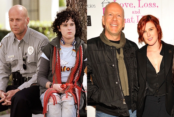 Bruce and Rumer Willis