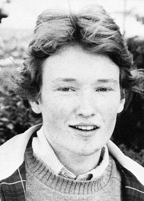 conan o brien high school yearbook comedian conan tv show photo