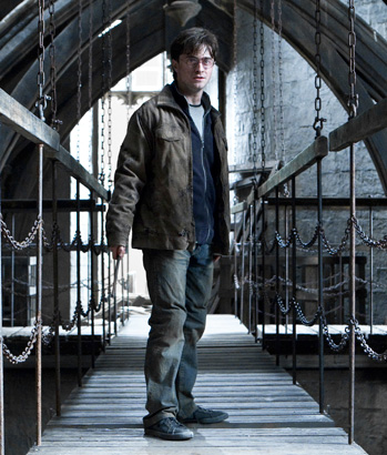 Daniel Radcliffe as Harry Potter in Deathly Hallows Part 2 movie photo
