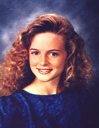 heather graham actress young high school yearbook photo