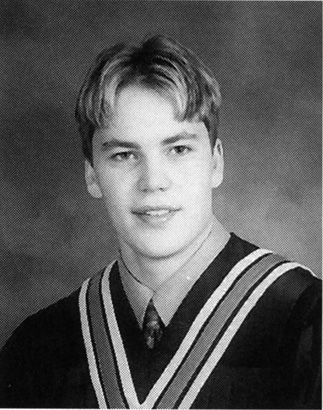 Taylor Kitsch, Senior Year, Gleneagle Secondary School, Coquitlam, BC (1999) high school yearbook photo Friday Night Lights