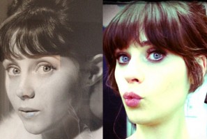 zooey deschanel mom young photo 2012