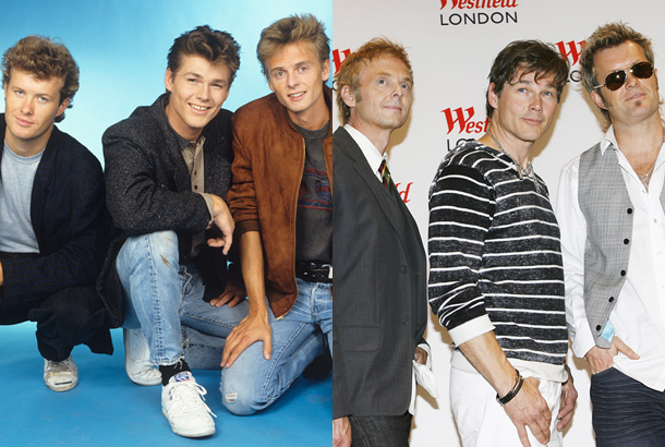 A-Ha 80s group band photo now