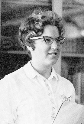 bette midler actress young high school yearbook photo