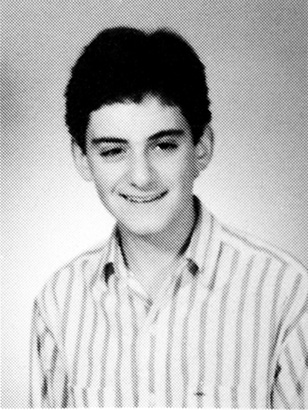 Brad Paisley young yearbook high school photo