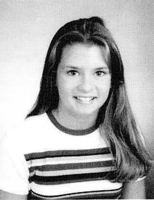 Danica Patrick young yearbook high school photo