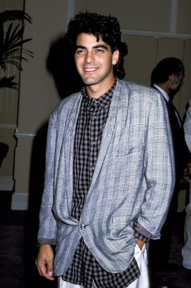 George Clooney mullet photo 1986