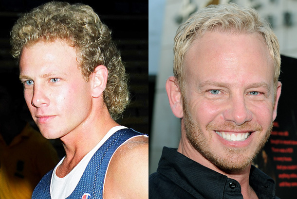 Ian Ziering mullet photo 1992 red carpet now