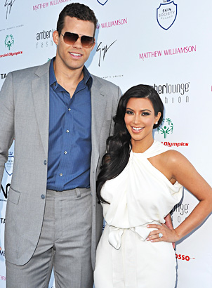 Kim Kardashian and Kris Humphries in Monaco, 2011