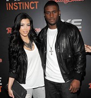 Kim Kardashian and Former Boyfriend Reggie Bush in New York City (June, 2009) red carpet photo