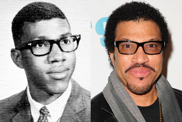 lionel richie singer young high school yearbook photo red carpet now
