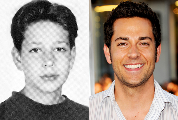 Zachary Levi young yearbook high school photo red carpet