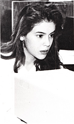 Alyssa Milano Junior Year, Buckley School, Sherman Oaks, CA, 1990