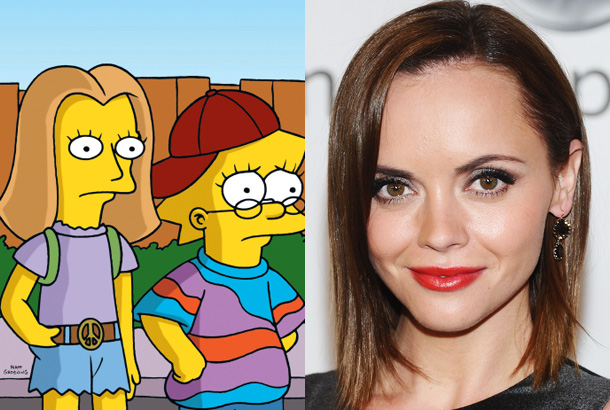 Christina Ricci the simpsons photo