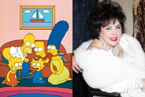 Elizabeth Taylor the simpsons maggie