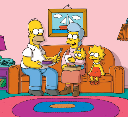 Glenn Close the simpsons mona homer lisa photo