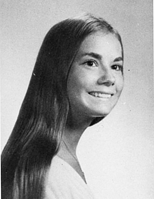 kathie lee gifford high school yearbook photo young 1971 senior year Bowie high school before famous maryland