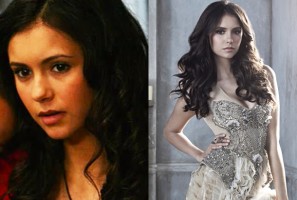 Nina Dobrev as Elena Gilbert/Katherine Pierce