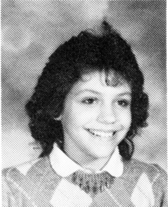 rachael ray high school yearbook photo young sophomore year lake george high school 1984 before famous