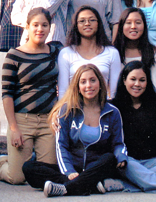 Lady Gaga Stefani Germanotta high school yearbook group photo young before famous 2004