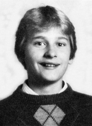 Carson Kressley high school yearbook photo young northwestern lehigh high school 1985 before famous