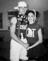 Channing Tatum high school yearbook photo halloween costume tampa catholic high school 1998 before famous
