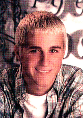 kasey kahne high school yearbook photo young enumclaw high school 1999 before famous