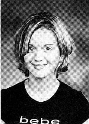Katy Perry high school yearbook photo young Dos Pueblos high school 2000 before famous