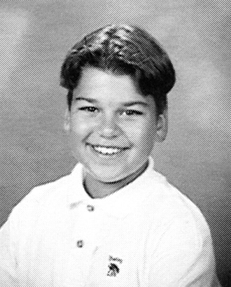 Rob Kardashian fourth-grade photo grade school before famous 1997 childhood kid before famous