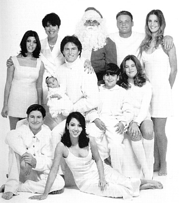 Rob Kardashian christmas photo with family before famous
