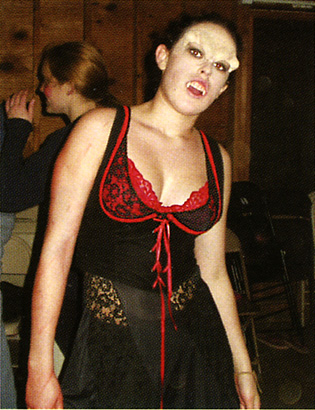 Rumor willis high school yearbook photo young halloween costume vampire before famous interlochen arts academy 2003