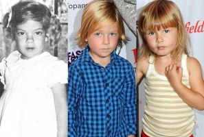 Tori Spelling baby photo toddler before famous young