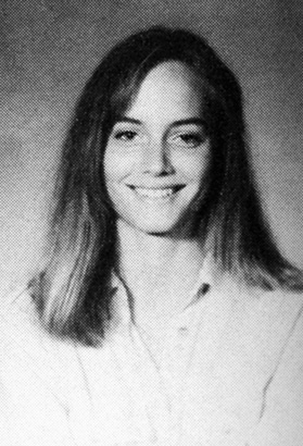 amber valletta young high school yearbook photo