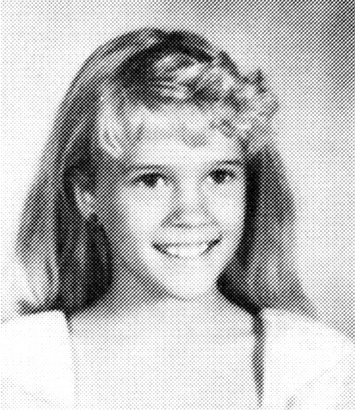 Carrie Underwood young high school yearbook photo Checotah School in Checotah, Oklahoma