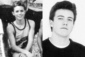Casey Affleck Ben Affleck young high school yearbook photo