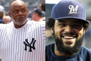 cecil fielder prince fielder high school young yearbook photo