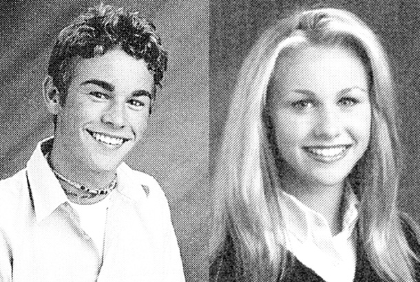Chace Crawford Candice Crawford young high school yearbook photo