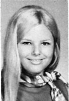 Christie Brinkley young high school yearbook photo