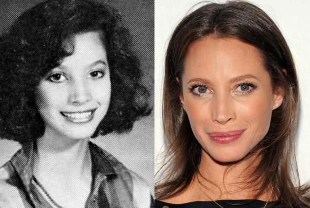 Christy Turlington young high school yearbook photo 2011