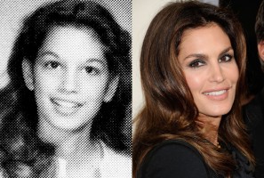 Cindy Crawford young high school yearbook photo 2011
