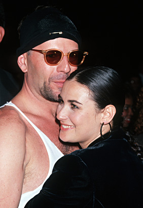 Demi Moore and Bruce Willis (1994) photo