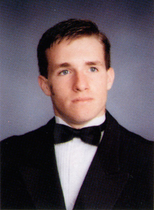 drew brees yearbook high school young nfl 1997 photo
