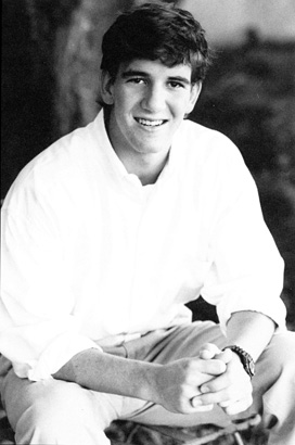 eli manning yearbook high school young 1999 photo