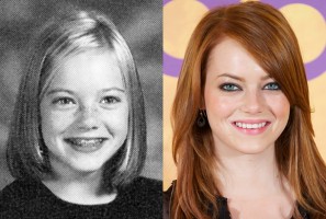 emma stone young school yearbook photo